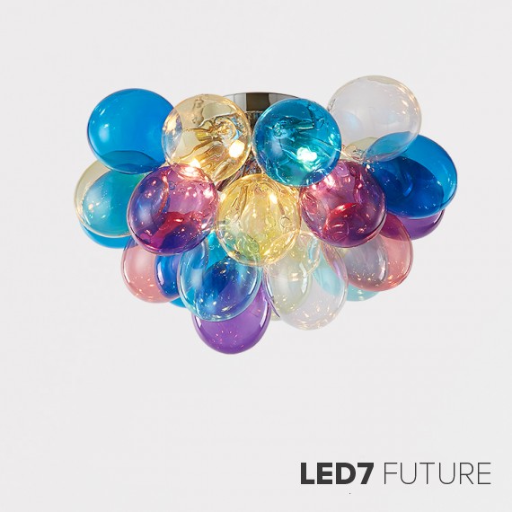 Innerspace - Bubbles Multicolour Chandelier